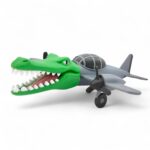 Italian Brainrot Action Figures | Viral Meme Collectible Toys | Articulated Poseable Figurines | Tung Tung, Tralalelo, Chimpanzini & More | 3D Printed (Bombardino Crocodilo) - Image 5