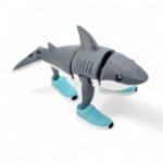 Tralalero Tralala Shark Action Figure | 4-Inch Meme Toy | Italian Brainrot Collectible | 3D Printed Articulated Model with Sneakers | Funny Viral Figurine Gift - Image 6