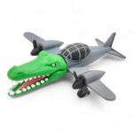 Italian Brainrot Action Figures | Viral Meme Collectible Toys | Articulated Poseable Figurines | Tung Tung, Tralalelo, Chimpanzini & More | 3D Printed (Bombardino Crocodilo)