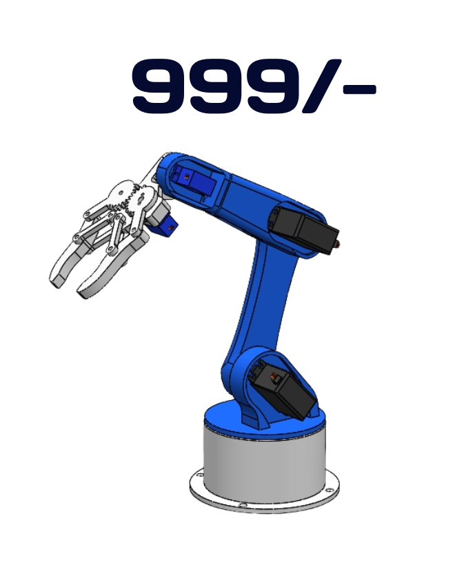 999- 3D Printed Robotic Arm Kit | Arduino-Based DIY Robot Arm (How To Mechatronics Design) - Image 1