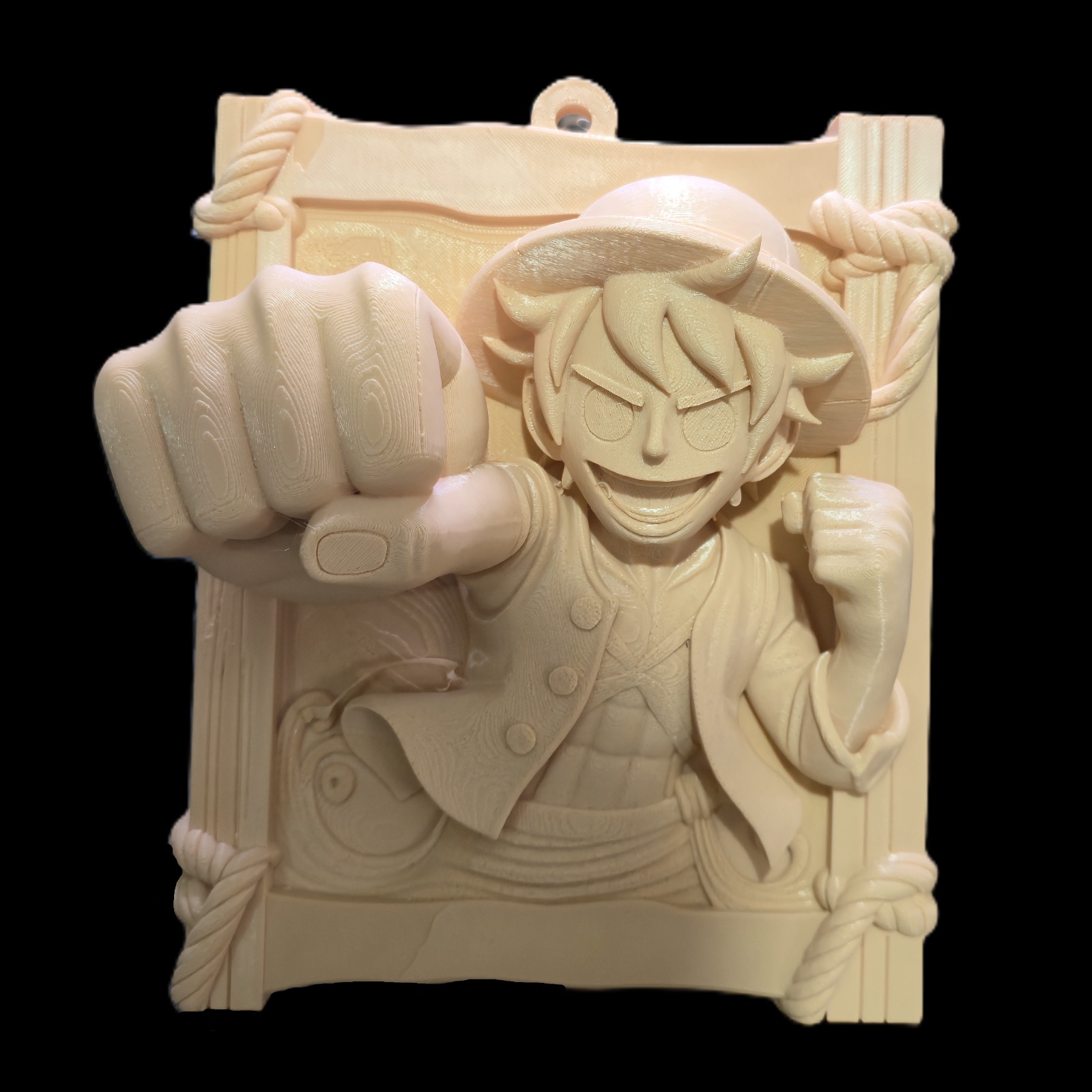 WhatsApp Image 2025-12-30 at 4.31.05 PM Monkey D. Luffy Punch 3D Wall Art Frame | One Piece Anime Decor - Image 1